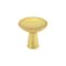 Hickory Hardware Maven Collection Knob 1-1/4 Inch Diameter Brushed Golden Brass Finish H078776BGB - alternate 7